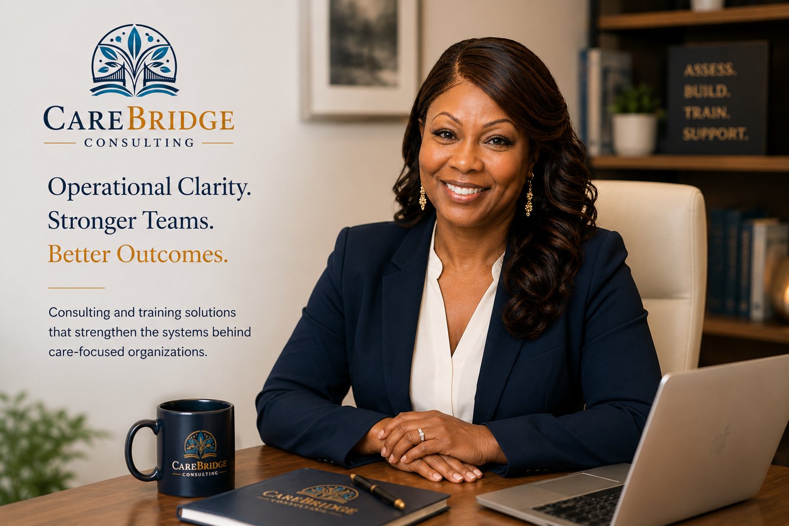 Angela Finley, Founder and Principal Consultant of CareBridge Consulting — Operational clarity, stronger teams, better outcomes.